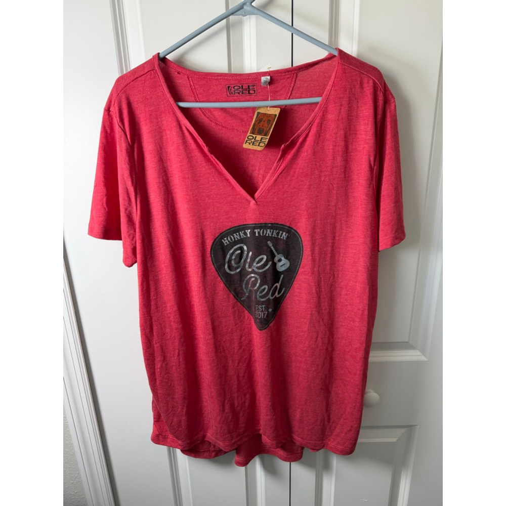 Ole Red Red Honky Tonkin Short Sleeve Tee Plus XXL